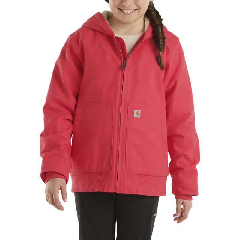 Carhartt Youth Girl's Sherpa Lined Jacket image number 0