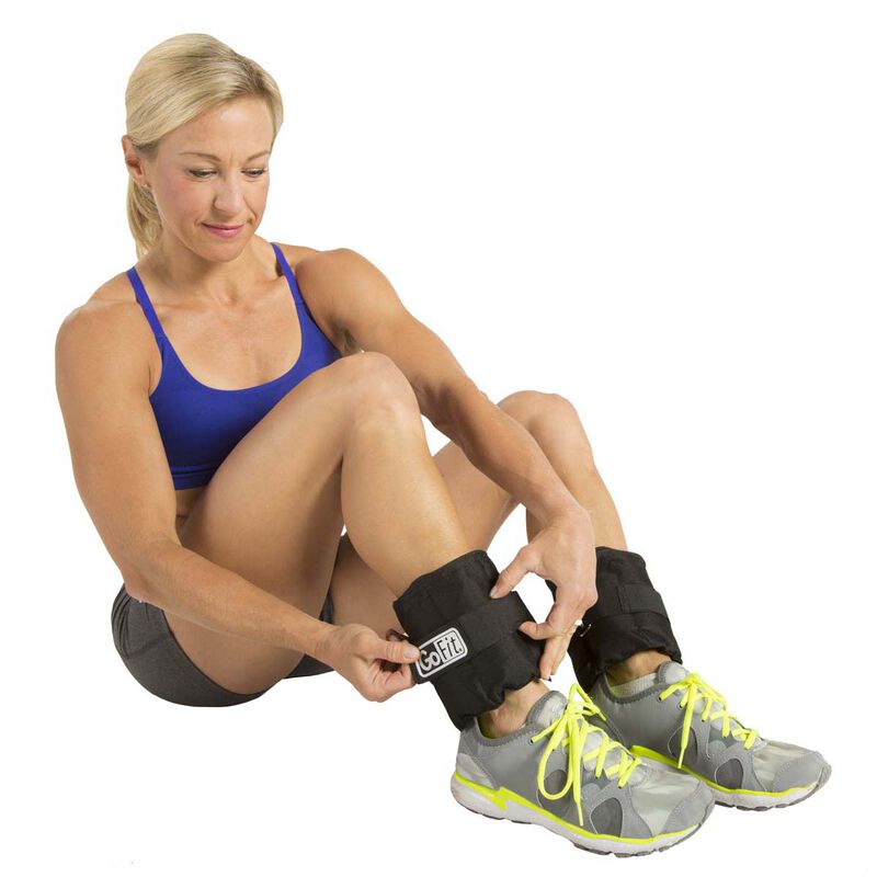 Go Fit 5lb Adjustable Ankle Weights - 2.5lbs each image number 6