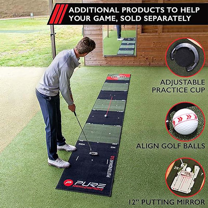 Pure2improve 5.0 Golf Putting Mat image number 5