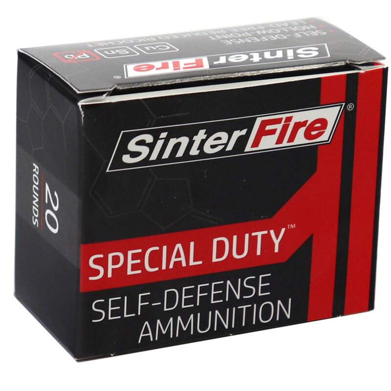 Sinterfire 9MM Luger Ammo 100 Grain Hollow Point Lead Free image number 0