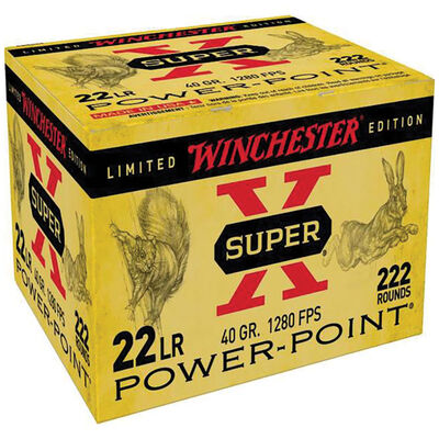 Winchester Super X Power Point 22LR 222 Count