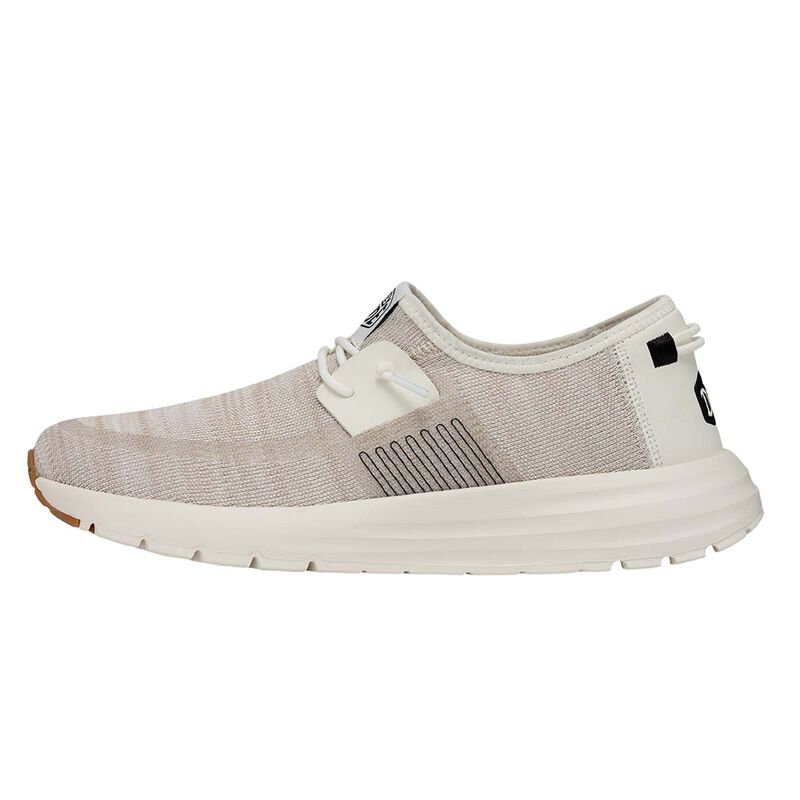 HeyDude Men's Sirocco M White Shoes image number 1
