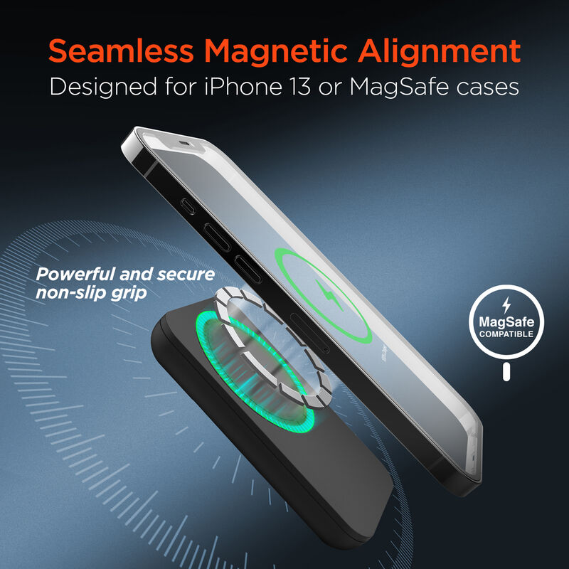 Hypergear 5000mAh Magnetic Wireless Power Bank for iPhone 13 Series image number 4