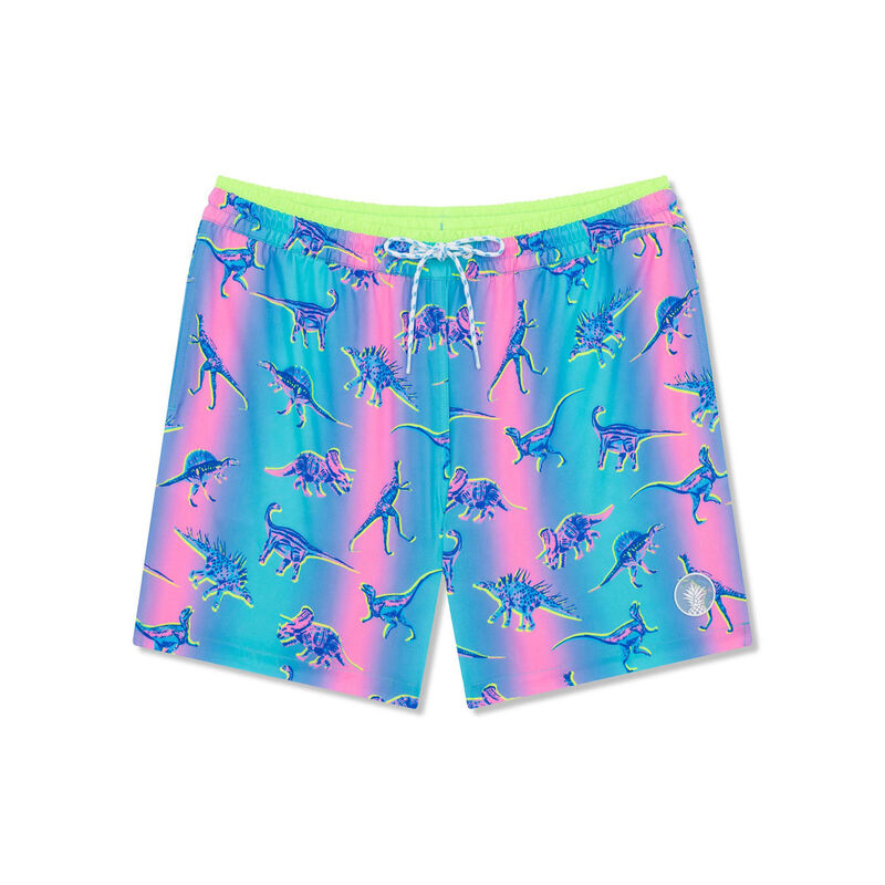 Chubbies Men's Dino Delights 5.5" Lined Classic Swim Trunk image number 0