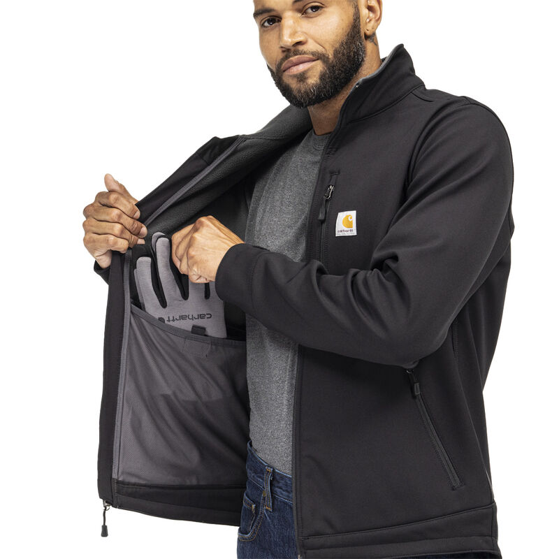 Carhartt Rain Defender Relaxed Fit Heavyweight Softshell Jacket image number 4