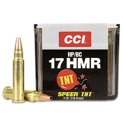 CCI TNT .17 HMR Hollow Point 17 Grain Ammunition