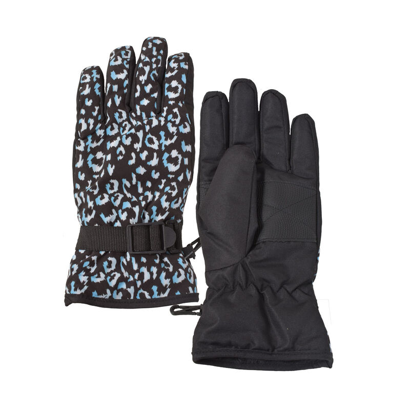 Huntworth Girls' Leopard Ski Glove image number 0