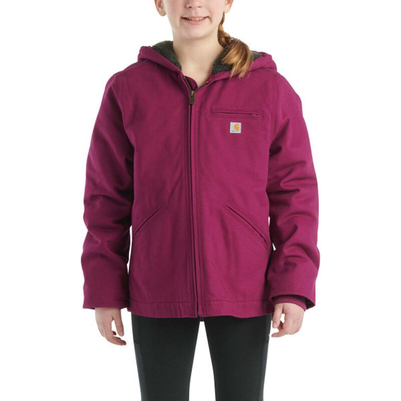 Carhartt Girl's Sherpa Lined Jacket image number 0