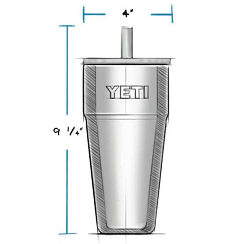 Yeti Rambler Straw Lid 26oz Stackable Cup Customizable Laser