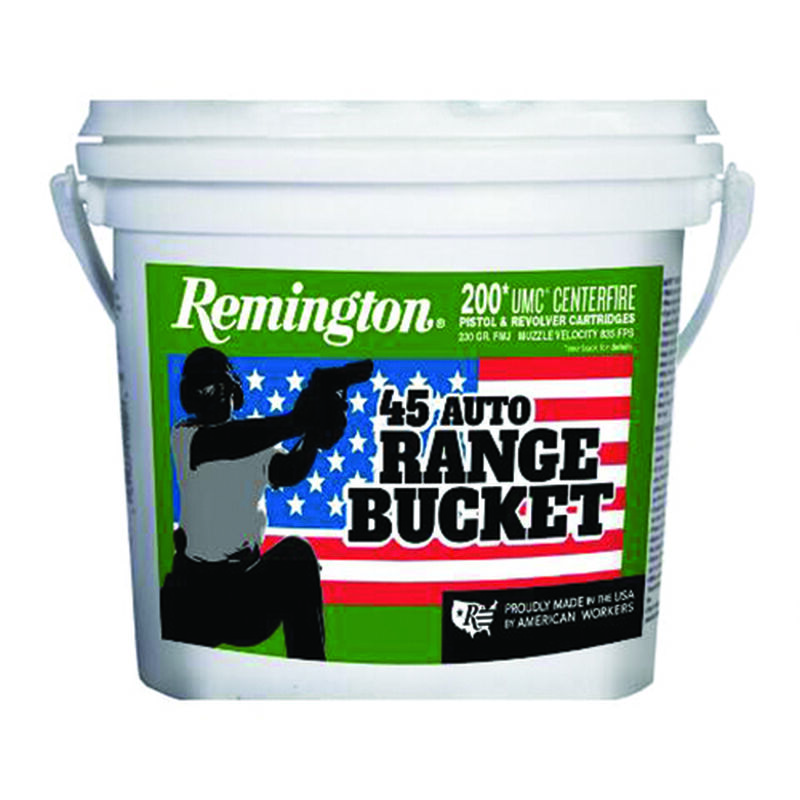 Remington UMC 200 Round Range Bucket .45 ACP Ammunition image number 0