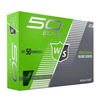 Wilson Fifty Elite Green Golf Balls 12 Pack