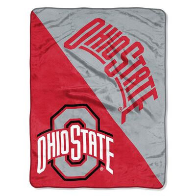 Northwest Co Ohio State Micro Raschl Throw Blanket