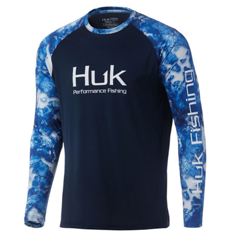 Huk Men's Long Sleeve Raglan T-Shirt image number 0