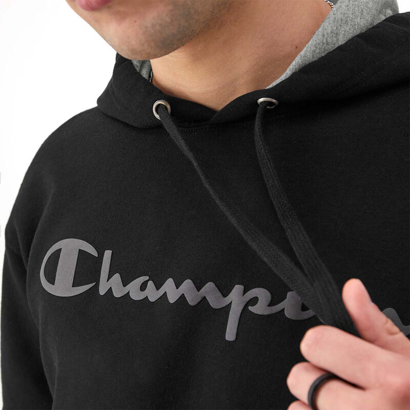 Champion Men's Powerblend Graphic Hoodie image number 3