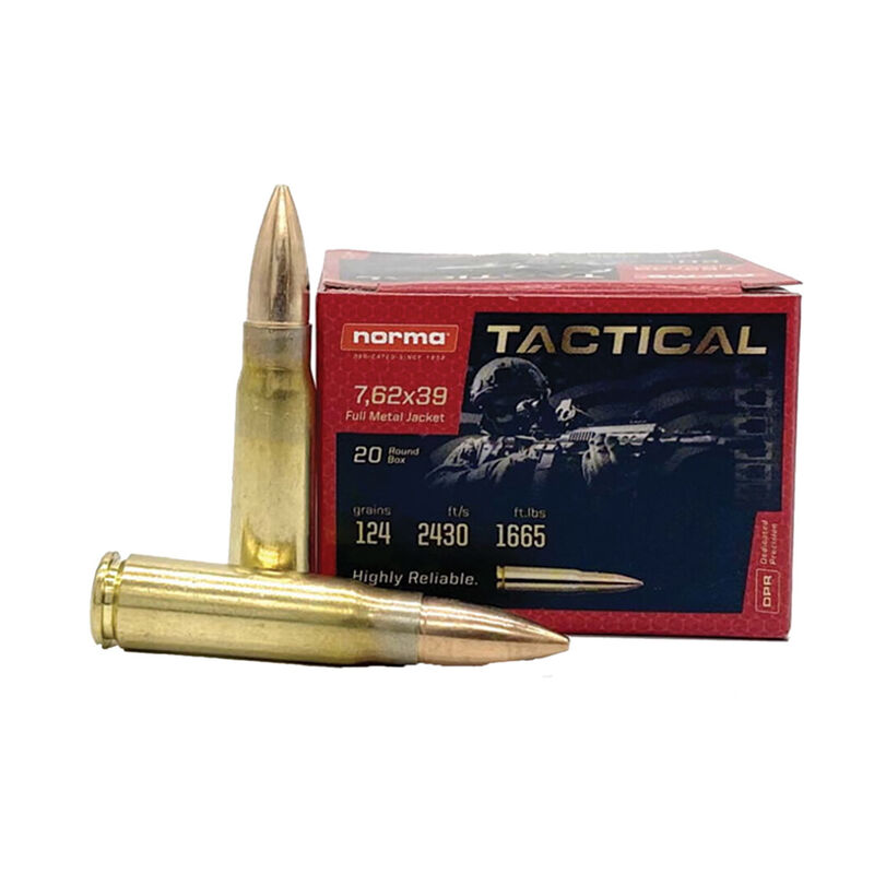 Norma 7.62x39 Tactical 124gr image number 0