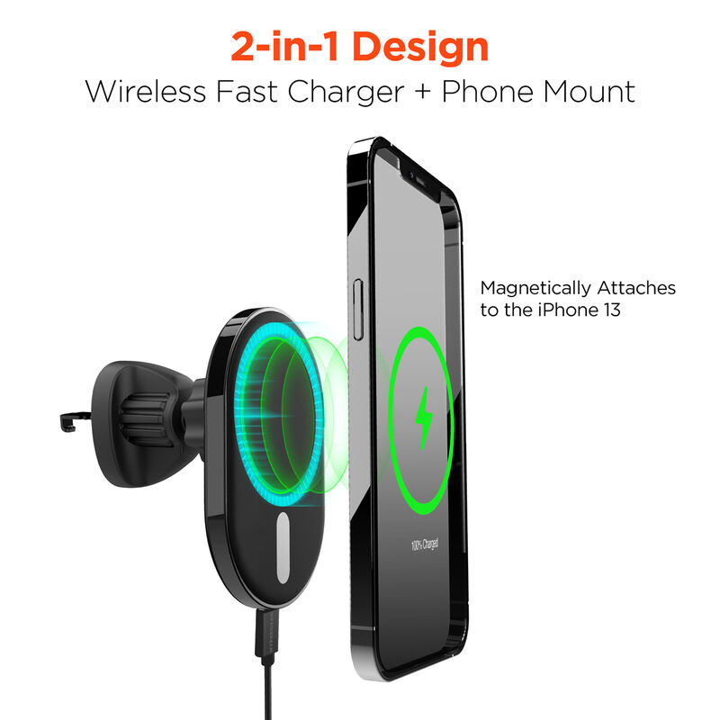 Hypergear MagVent Magnetic Wireless Charging Mount image number 1