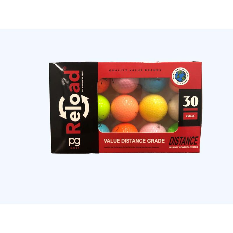 Reload 30 pack Multi Colored Golf Balls image number 0