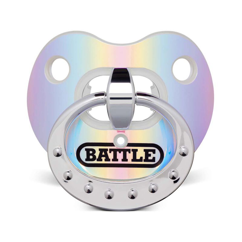 Battle Sports Chrome Binky Lip Mouthguard image number 0