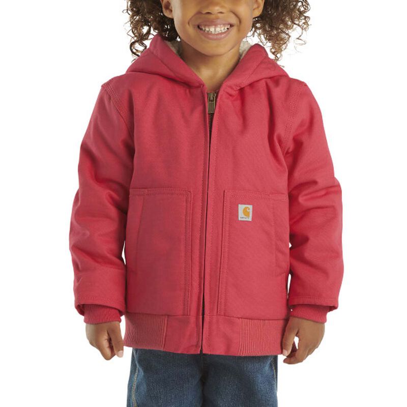 Carhartt Girl's Insulated Canvas Hood Jacket image number 0
