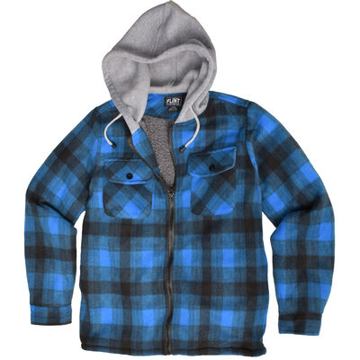 Flint Workwear Boys Sherpa Lined Shirt Jacket