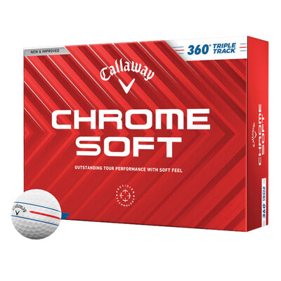 Callaway Golf 2024 Chrome Soft Triple Track 360 Golf Balls