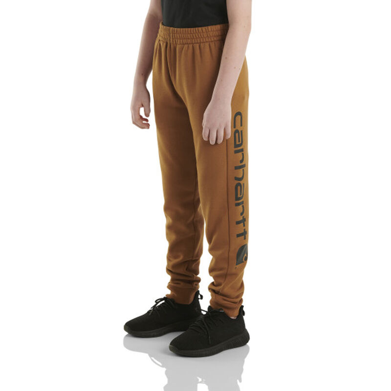 Carhartt Boy's Fleece Logo Sweatpant image number 1