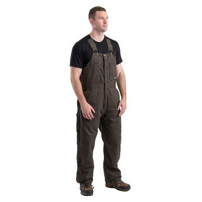 Berne Men's Deluxe Insulated Bib Overall Brown Duck / XL/Tall