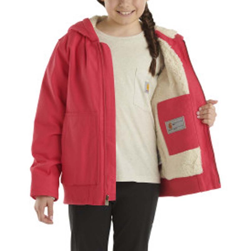 Carhartt Youth Girl's Sherpa Lined Jacket image number 3