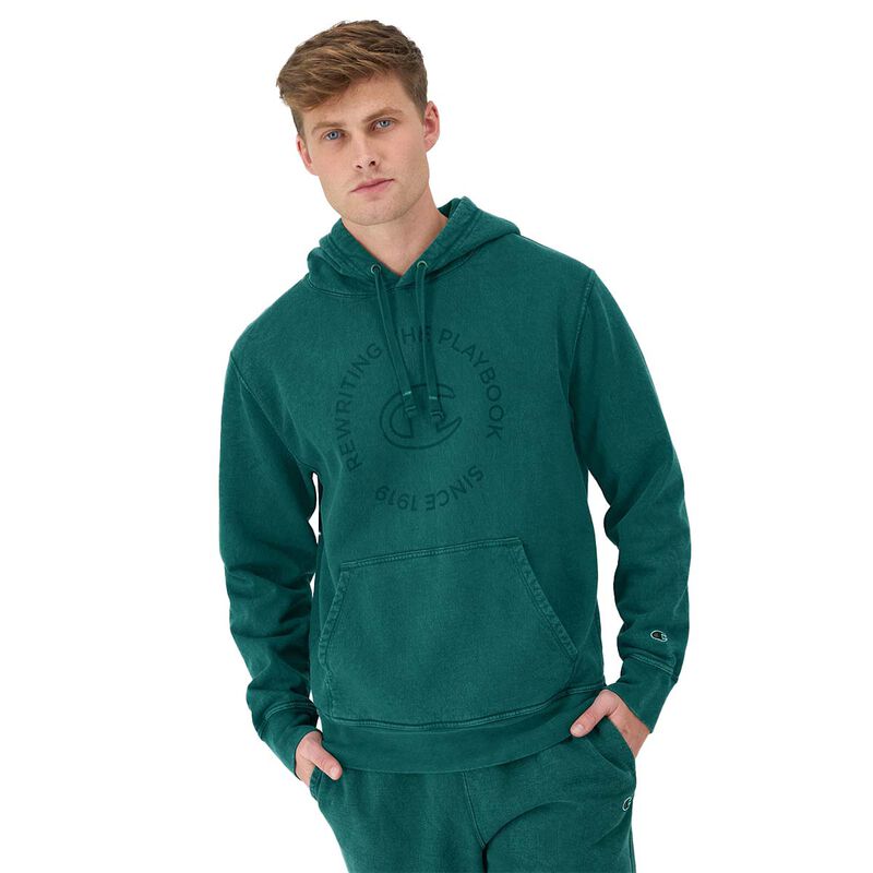 Champion Mineral Dye Graphic Hoodie Men's Athletic Appareal image number 0