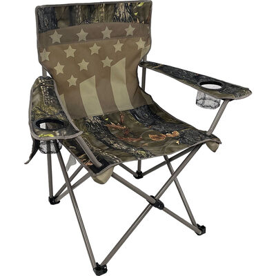 Black Sierra Old Glory Flag Chair
