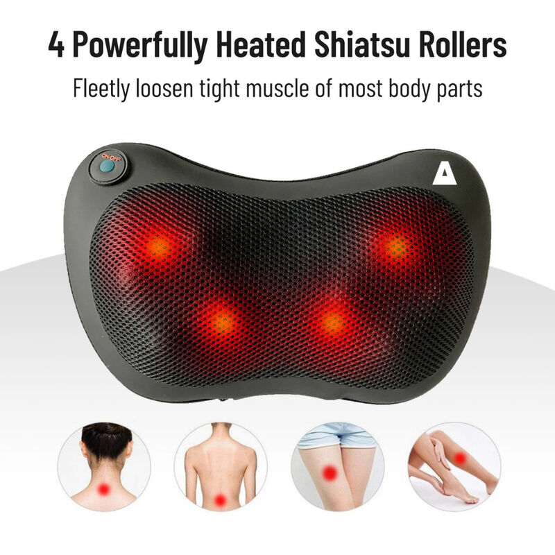 Trakk Shiatsu Car And Home Massager With Heat- Overheat Protection 360 Degree Kneading image number 2