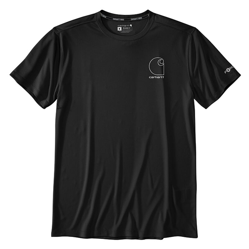 Carhartt Men's Force Sun Defender  Lightweight Short-Sleeve Logo Graphic T-Shirt image number 1