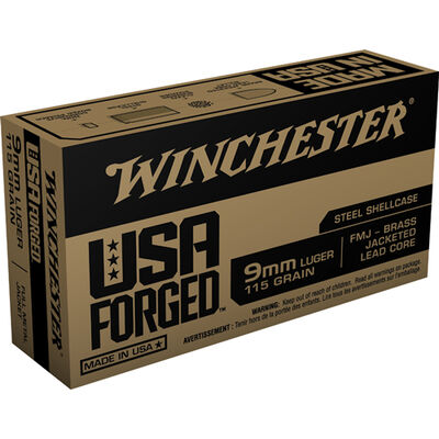 Winchester 9mm 115 gr Steel Case