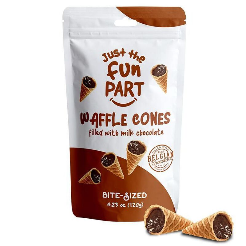 Just The Fun Milk Chocolate Waffle Cone Bites image number 0