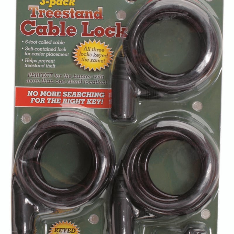 Hme 3 Pack Treestand Cable Locks image number 0