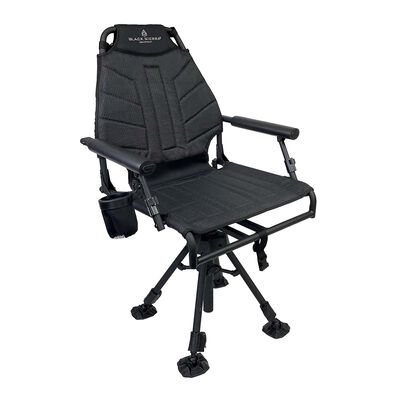 Black Sierra Hi-Line Swivel Chair