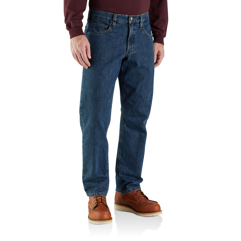 Carhartt Men's Flannel-Lined Jeans image number 0