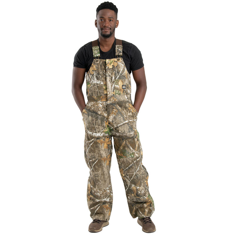 Men's Realtree Edge Camouflage Insulated Bib Overalls