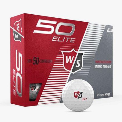 Wilson Fifty Elite White Golf Balls 12 Pack