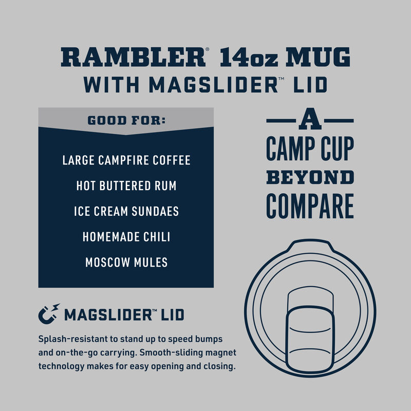 Rambler 14 oz Mug - Nordic Blue