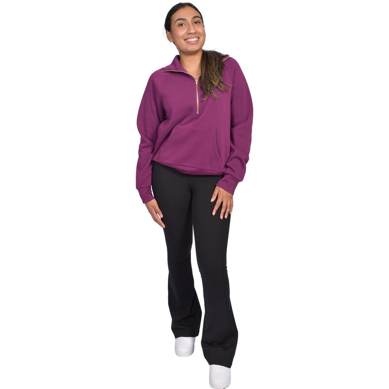 Yogalicious Women's Crossover Flare Legging image number 3