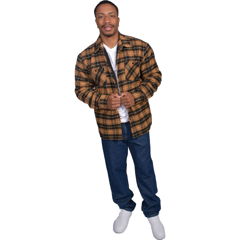 Flint Workwear Men's Flannel Sherpa Jacket image number 0