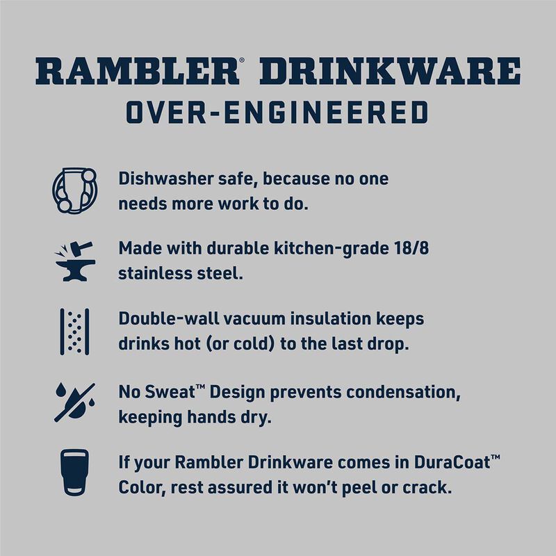 Rambler 26 oz / 769 ml Bottle w/ Chug Cap - Stainless Steel