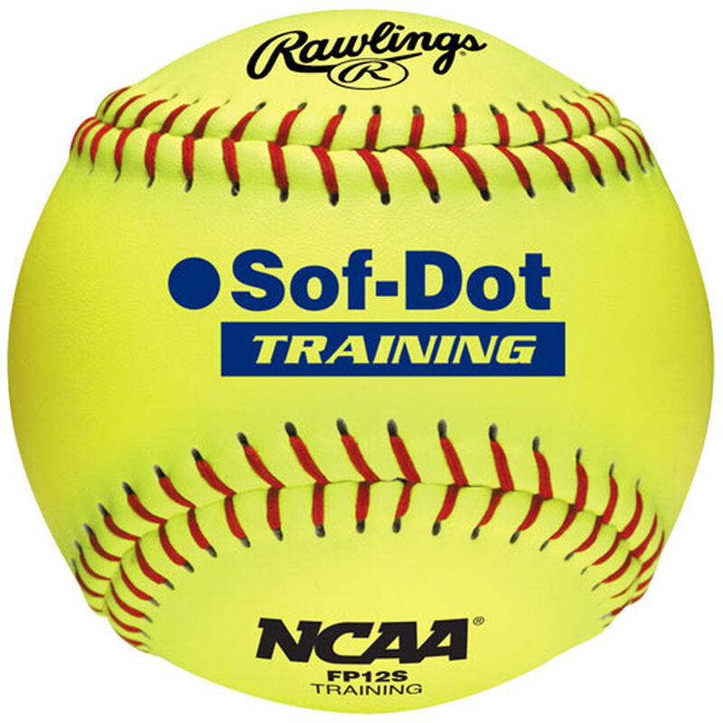 Rawlings 12" NCAA Sof-Dot Training Fastpitch Softball image number 0