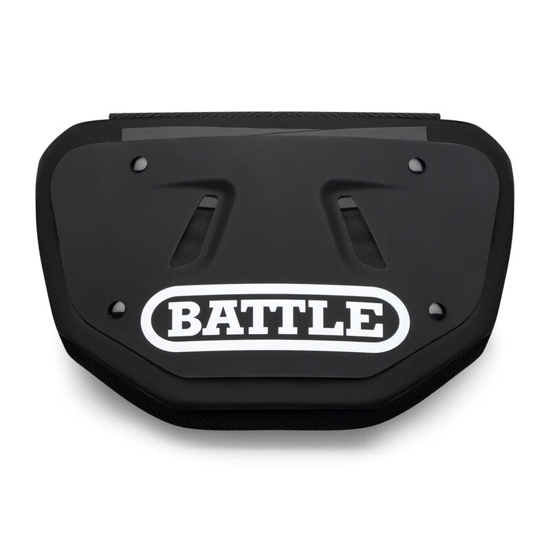 Battle Sports Back Plate black with white BATTLE logo Youth image number 0