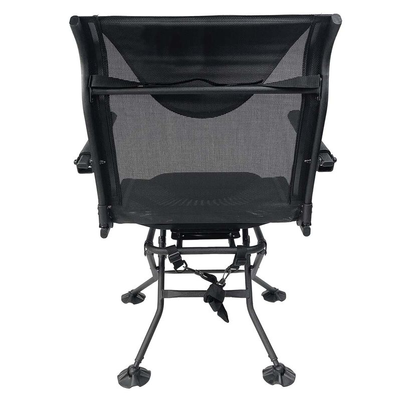 Black Sierra Deluxe Swivel Arm Chair image number 3