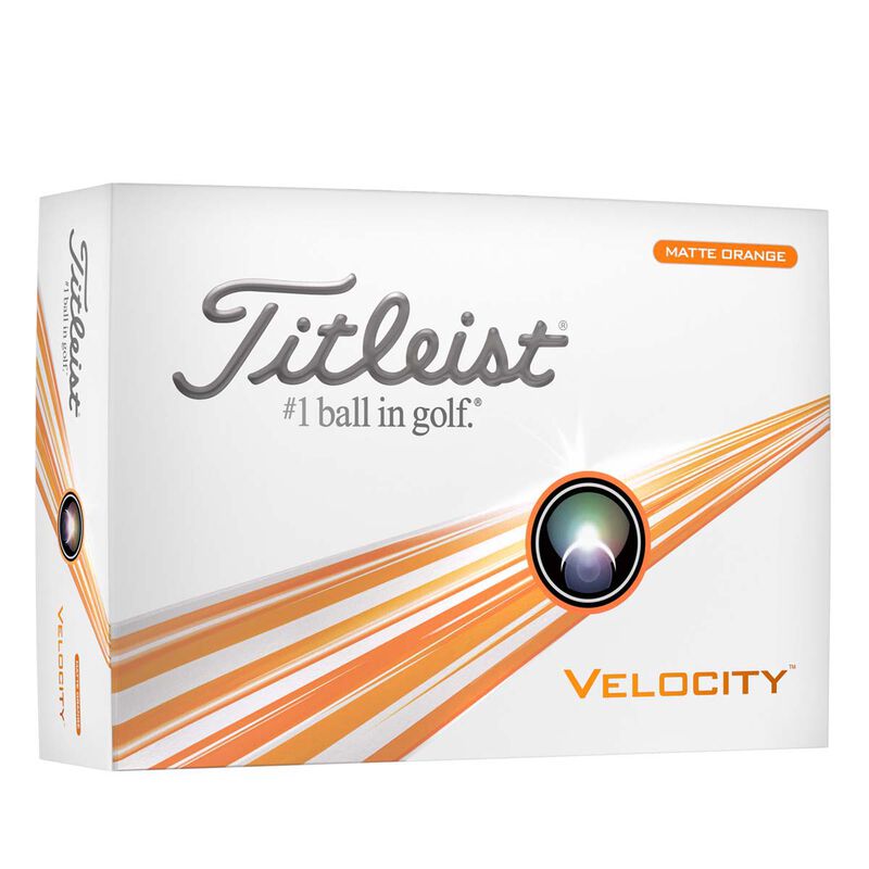 Titleist Velocity Orange Golf Balls image number 0