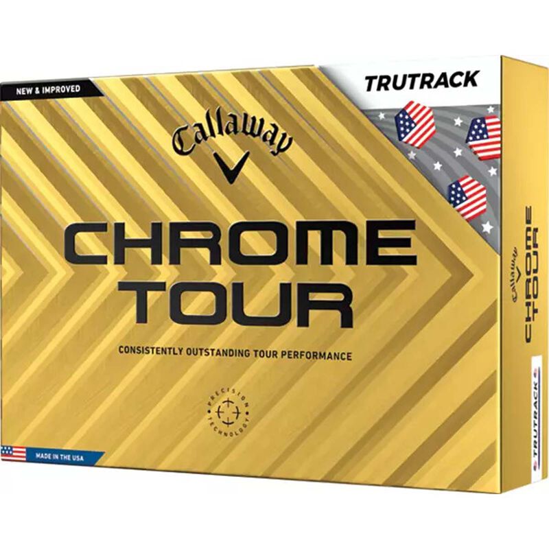 Callaway Golf Chrome Tour USA TruTrack Golf Balls image number 0
