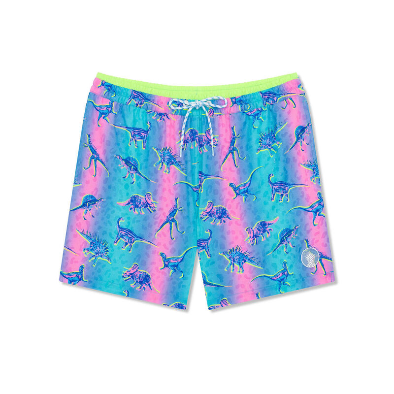 Chubbies Men's Dino Delights 5.5" Lined Classic Swim Trunk image number 1