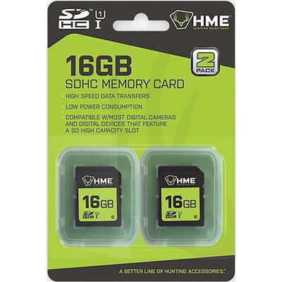 Hme 16GB SD Card 2PK